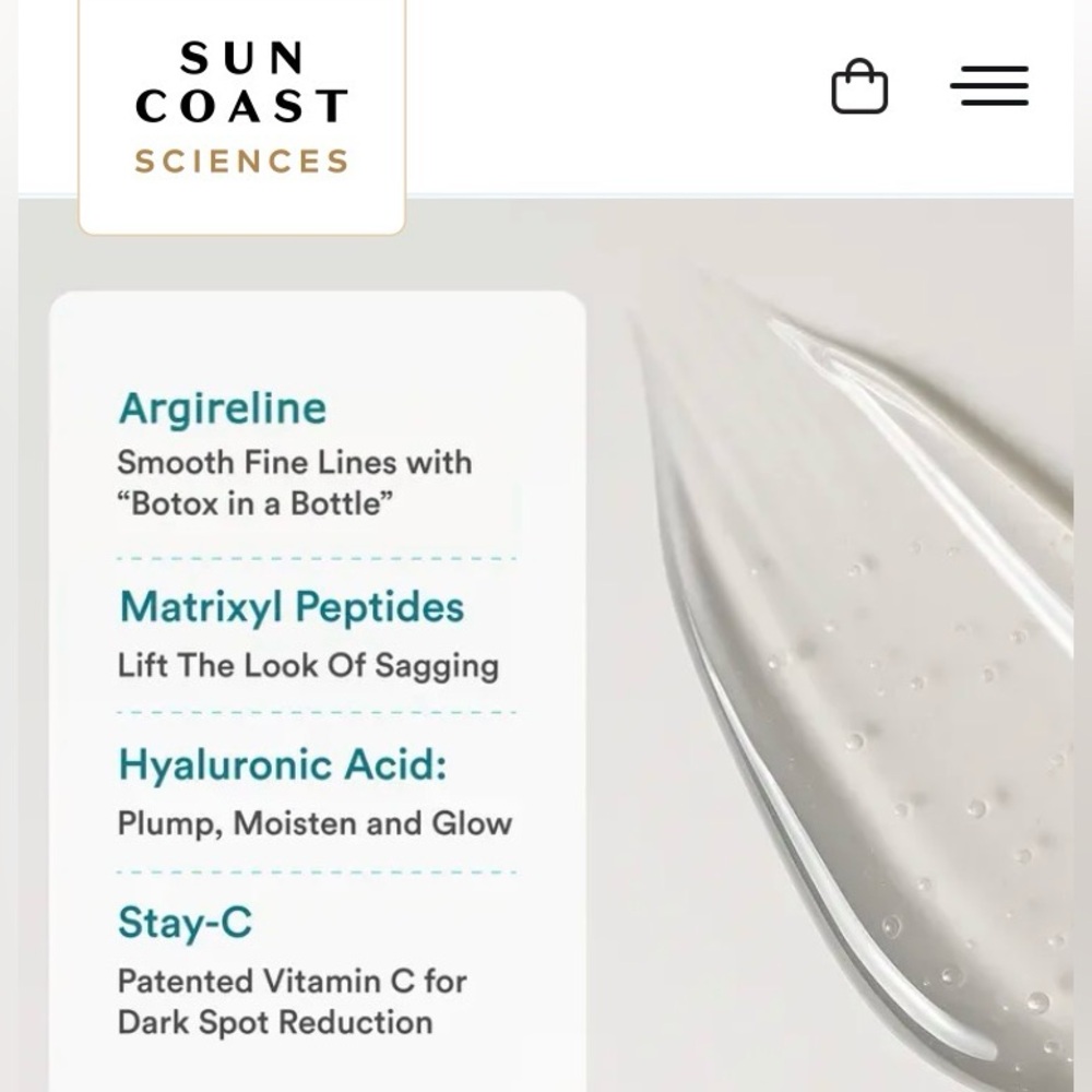 Sun Coast Total Package Serum — Vitamin C, Hyaluronic acid, Tri Peptide - Picture 7 of 11